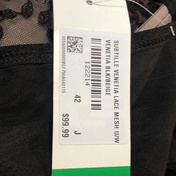 BNWT SUBTILLE VENETIA LACE MESH BRA size 95J (translates to US 42I) - Picture 8 of 10